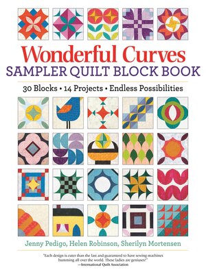 cover image of Wonderful Curves Sampler Quilt Block Book